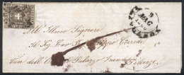 Entire Letter Sent From Livorno To Firenze On 9/MAY/1860, Franked By Sc.19 Of Toscana, Very Nice, Scott Catalog... - Non Classés