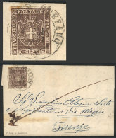 Entire Letter Sent From PIEVE SAN STEFANO To Firenze On 1/JA/1861, Franked By Sc.19 Of Toscana, Very Nice, Scott... - Non Classificati