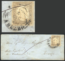 Cover Sent From Arezzo To Firenze On 3/JUN/1861, Franked By Sc.11g Of Sardinia (10c. Gray), Very Nice, Catalog... - Non Classés