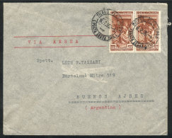 Airmail Cover Franked With 200L., Sent From Milano To Argentina On 18/JUL/1952, VF Quality! - Non Classés