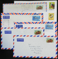 7 Covers Sent To Argentina In 1990s, Unusual Destination! - Kiribati (1979-...)