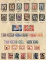 Old Collection On 3 Album Pages, Including Good Sets And Scarce Stamps, Scott Catalog Value US$1,000+ - Libye