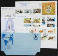 5 FDC Covers + 1 Unused Aerogram, Very Thematic, All Of Excellent Quality And Very Nice! - Falklandeilanden
