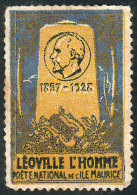 Leoville L´Homme, Poete National De L´Ile Maurice, Minor Defects, Interesting! - Mauritius (...-1967)