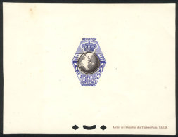 Deluxe Proof Of A Cinderella For The Philatelic Exposition Of Montecarlo, Very Nice! - Other & Unclassified