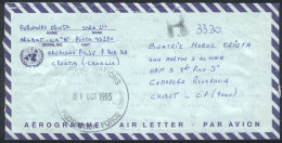 Aerogram Sent By Registered Mail To Argentina On 1/OC/1993 By An Argentine Soldier Of The UN Protection Force In... - Other & Unclassified