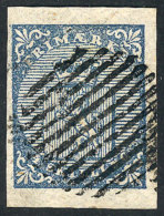 Sc.1, 1855 4s. Blue, Used, Wide Margins, VF Quality! - Other & Unclassified