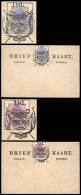 2 Old Postal Cards, Unused, Excellent Quality! - Stato Libero Dell'Orange (1868-1909)