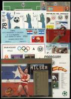 TOPIC SPORT: 11 Souvenir Sheets, MNH And Of Excellent Quality, Topic Sports (most FOOTBALL), Very High Catalog... - Paraguay