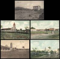 5 Old Postcards With Good Views Of: Patino-Que, Paraguarí, Limpio, Villa Rica And Caacupé, Excellent... - Paraguay