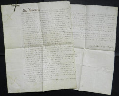 VERY RARE DOCUMENTS: Agreement (or Draft Of The Agreement) Of The Year 1873 Between The Nacional Telegraph Company... - Perú