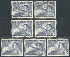 Sc.332, 7 Used Examples Of Very Fine Quality, Catalog Value US$98. - Autres & Non Classés