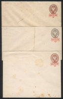 3 Old Surcharged PS Covers, Good Quality, Rare! - Altri & Non Classificati