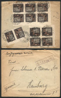 Airmail Cover Sent From Moscow To Germany On 9/NO/1922 With Very Nice Postage Applied On Back! - Altri & Non Classificati