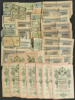 More Than 40 Old Banknotes, Almost All With Defects, All The Same Very Interesting Lot, Low Start! - Russia