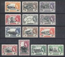 Sc.140/152, 1953 Bird And Landscapes, Complete Set Of 13 Values, Excellent Quality! - Isla Sta Helena