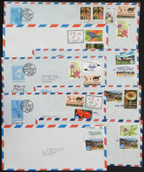 9 Covers Sent To Argentina In 1990s, Unusual Destination! - St.Vincent (1979-...)