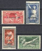 Sc.133/136, 1924 Paris Olympic Games, Complete Set Of 4 Values, Very Fine Quality, Catalog Value US$120. - Syria