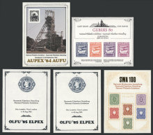 4 Commemorative Sheets Printed For Various Stamp Exhibitions, Excellent Quality! - Autres & Non Classés