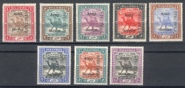 Sc.MO5/MO12, 1906/11 Complete Set Of 8 Values With Additional Overprint SPECIMEN, All With Part Gum, One With... - Soedan (...-1951)