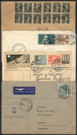 4 Covers / Cards Sent To Argentina Between 1933 And 1953, Interesting Group. - Sonstige & Ohne Zuordnung