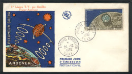 Yv.6, 1962 Sattelite, On A FDC Cover, Very Nice! - TAAF - Terres Australes Antarctiques Françaises