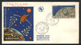 Yv.6, 1962 Sattelite, On A FDC Cover, Very Nice! - TAAF - French Southern And Antarctic Lands