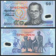 Banknote Of 50 Bahts Issued In 1997, With Red SPECIMEN Overprint (in English, NOT In Thai As Is Usually Seen In... - Thailand