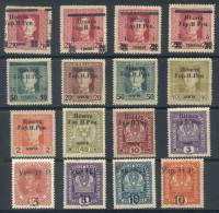 Small Group Of Overprinted Stamps Of The Years 1918/9, Very High Catalog Value (thousands Of US$), Fine General... - Ukraine & Ukraine Occidentale