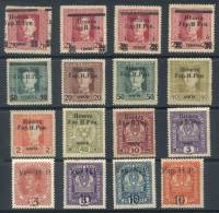 Small Group Of Overprinted Stamps Of The Years 1918/9, Very High Catalog Value (thousands Of US$), Fine General... - Oekraïne & Oost-Oekraïne