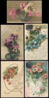 FLOWERS: 25 Old Beautiful PCs, General Quality Is Fine To Excellent! - Non Classificati