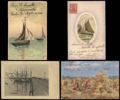 17 Old PCs With Views Of Ships, Landscapes, Paintings Etc. Very Nice, General Quality Is Fine To Very Fine! - Non Classificati