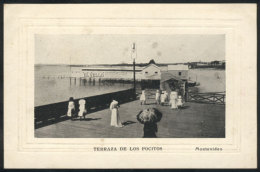 Montevideo: Terraza De Los Pocitos, Circa 1905, Excellent Quality! - Uruguay