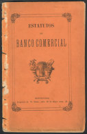 Articles Of The Bank "Banco Comercial De Montevideo", Small Book With 49 Pages, Minor Defects, Interesting! - Andere & Zonder Classificatie