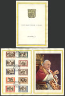 Set Of Year 1976 In A Special Folder With Image Of The Pope, VF Quality! - Other & Unclassified