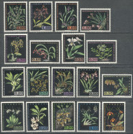 Yv.649/56 + A.755/64, 1962 Flowers (orchids), Cmpl. Set Of 18 Values, MNH, VF Quality! - Venezuela