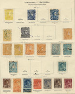 Small But Interesting Collection On 4 Album Pages, Fine To VF General Quality! - Venezuela