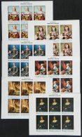 Year 1968, Mother´s Day (paintings Of Women), Set Of 6 IMPERFORATE Mini-sheets, MNH, Excellent Quality! - Yémen