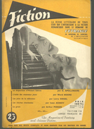 FICTION N° 23 Octobre 1955 Revue Littéraire De L'étrange Fantastique Et Science Fiction -  G APOLLINAIRE, W MOORE Etc - Other & Unclassified