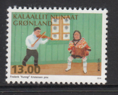 Greenland MNH 2014 13k Fiddle - National Musical Instruments - EUROPA - Nuevos