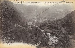 St Saint-Hyppolyte (Doubs) - Vue Prise De La Route De Maiche - Carte C.L.B. - Saint Hippolyte