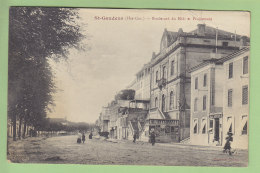 SAINT GAUDENS : Boulevard Du Midi Et Promenade. St. 2 Scans. Edition Gazaux - Saint Gaudens
