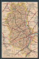 Carte Géographique Du Rhône - Edition Quantin - Carte Geografiche