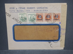ESPAGNE - Enveloppe Commerciale De Barcelone En 1938 Pour Paris Avec Censure - L 7371 - Bolli Di Censura Repubblicana
