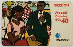 Caribbean Phonecard EC$40 Freedom Cellular - San Vicente Y Las Granadinas
