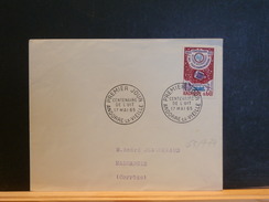 65/976    LETTRE ANDORRE  1965 OBL. 1° JOUR - Cartas & Documentos