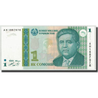 Billet, Tajikistan, 1 Somoni, 1999 (2000), KM:14A, NEUF - Tayikistán