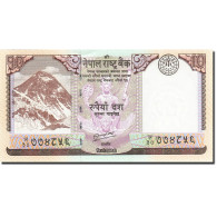 Billet, Népal, 10 Rupees, 2012, 2012, NEUF - Népal