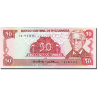 Billet, Nicaragua, 50 Cordobas, 1985-1988, 1985, KM:153, SPL+ - Nicaragua
