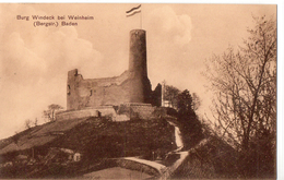 BURG WINDECK BEI WEINHEIM  A. D. B. -  ( BERGSTR. )   BADEN  -  Vers 1910 - Weinheim